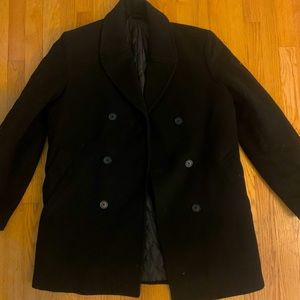 Men’s Ralph Lauren Black Wool Coat